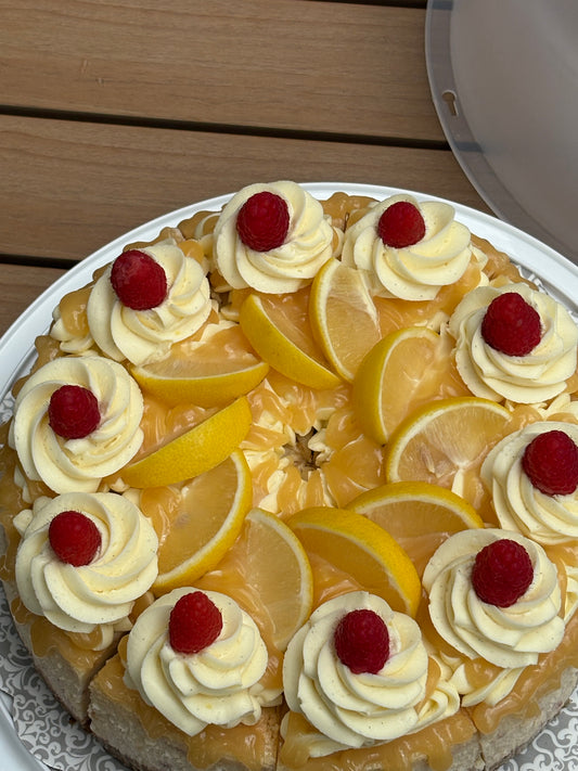 Lemon Raspberry Cheesecake